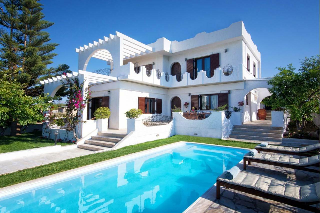 Luxury Villa Rosita W Heated Pool - Nature And Relax Epano Vathia ภายนอก รูปภาพ