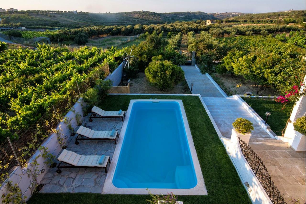 Luxury Villa Rosita W Heated Pool - Nature And Relax Epano Vathia ภายนอก รูปภาพ