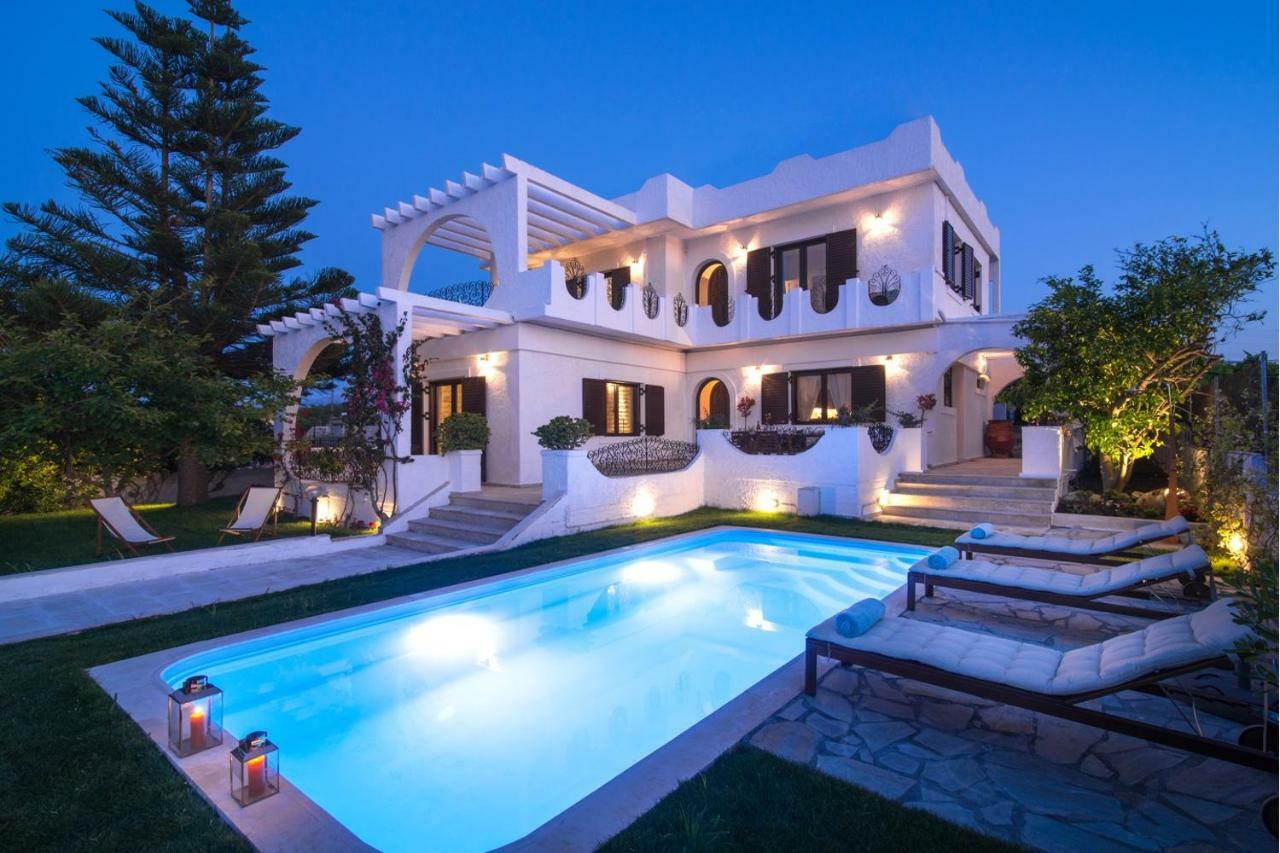 Luxury Villa Rosita W Heated Pool - Nature And Relax Epano Vathia ภายนอก รูปภาพ